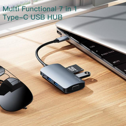 7-in-1 Type-C Hub – Multi Adapter | موزع تايب سي