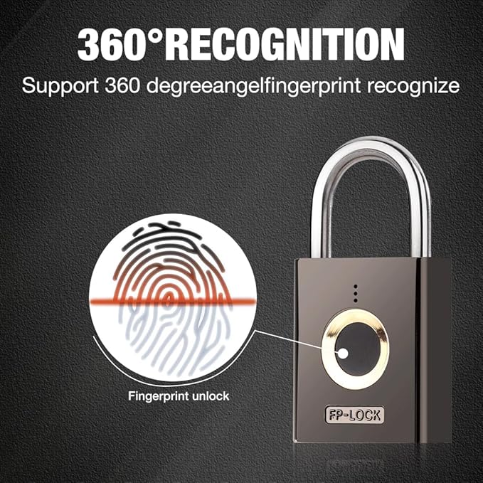 Fingerprint Padlock – Smart Lock | قفل بالبصمة
